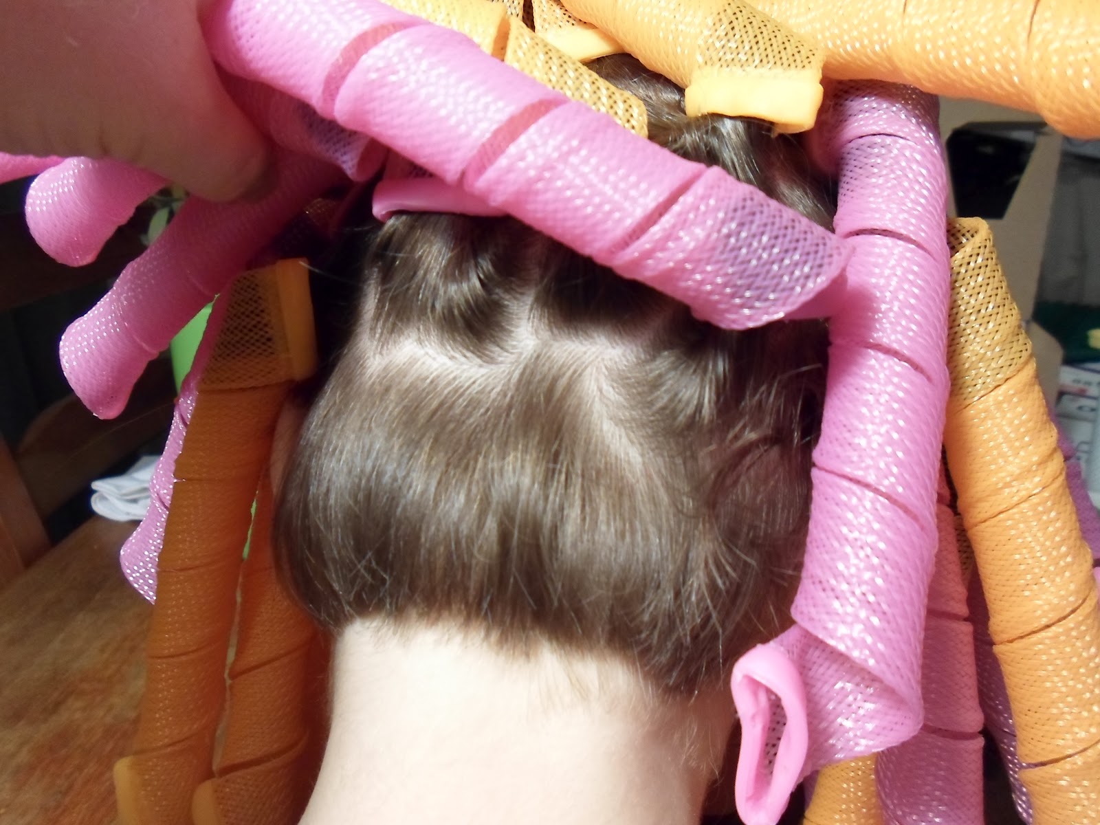 The Hair Band Curlformers On Very Short Hair