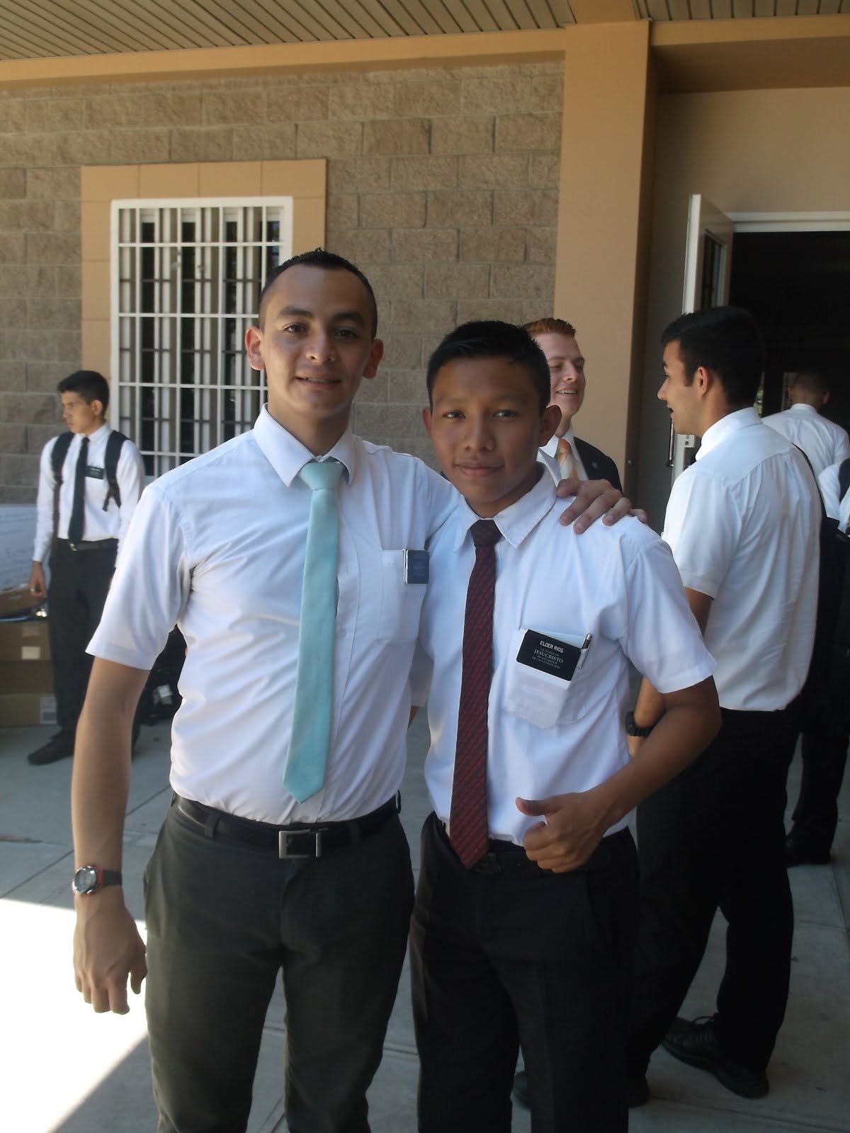 Elder Haynie and Elder Rios