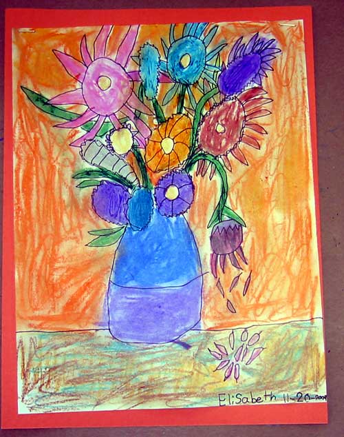 Artist Van Gogh Sunflowers