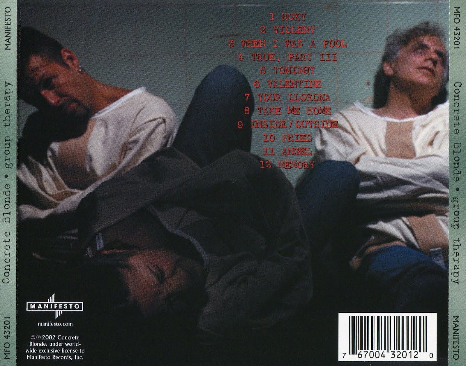 CONCRETE ROCK CONCRETE BLONDE GROUP THERAPY 2002