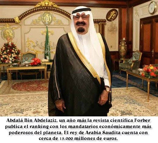 Los árabes son los líderes más ricos del planeta