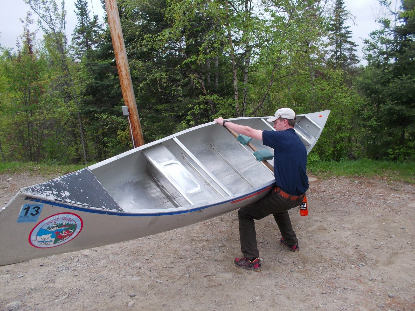 Northern Tier Canoe Flip Brobin