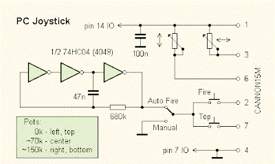 Computer Joystick Circuit Diagram