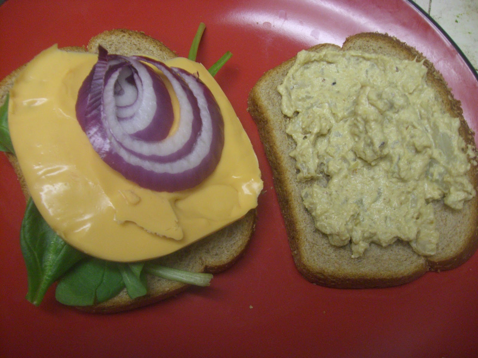 AfroVeganChick Vegan Cauliflower Walnut Grilled Cheddar Cheese