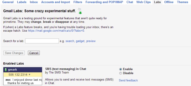 send sms thru gmail send sms thru gmail