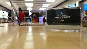 Speaker in apple store #PocketBoom, #shop, #cbias 