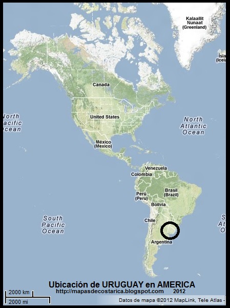 Mapas De Uruguay America
