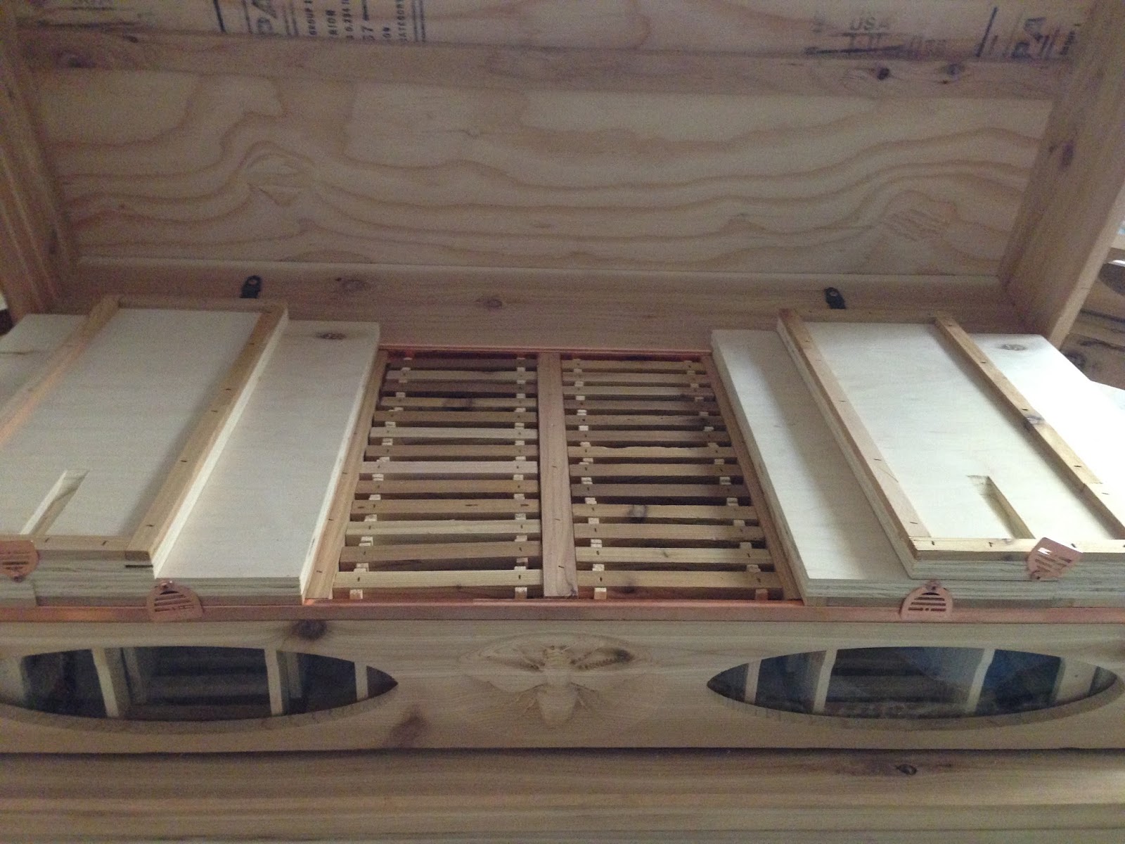 ECO BEE BOX MODERN BEEHIVES & BEES Langstroth TopBar Long Box by