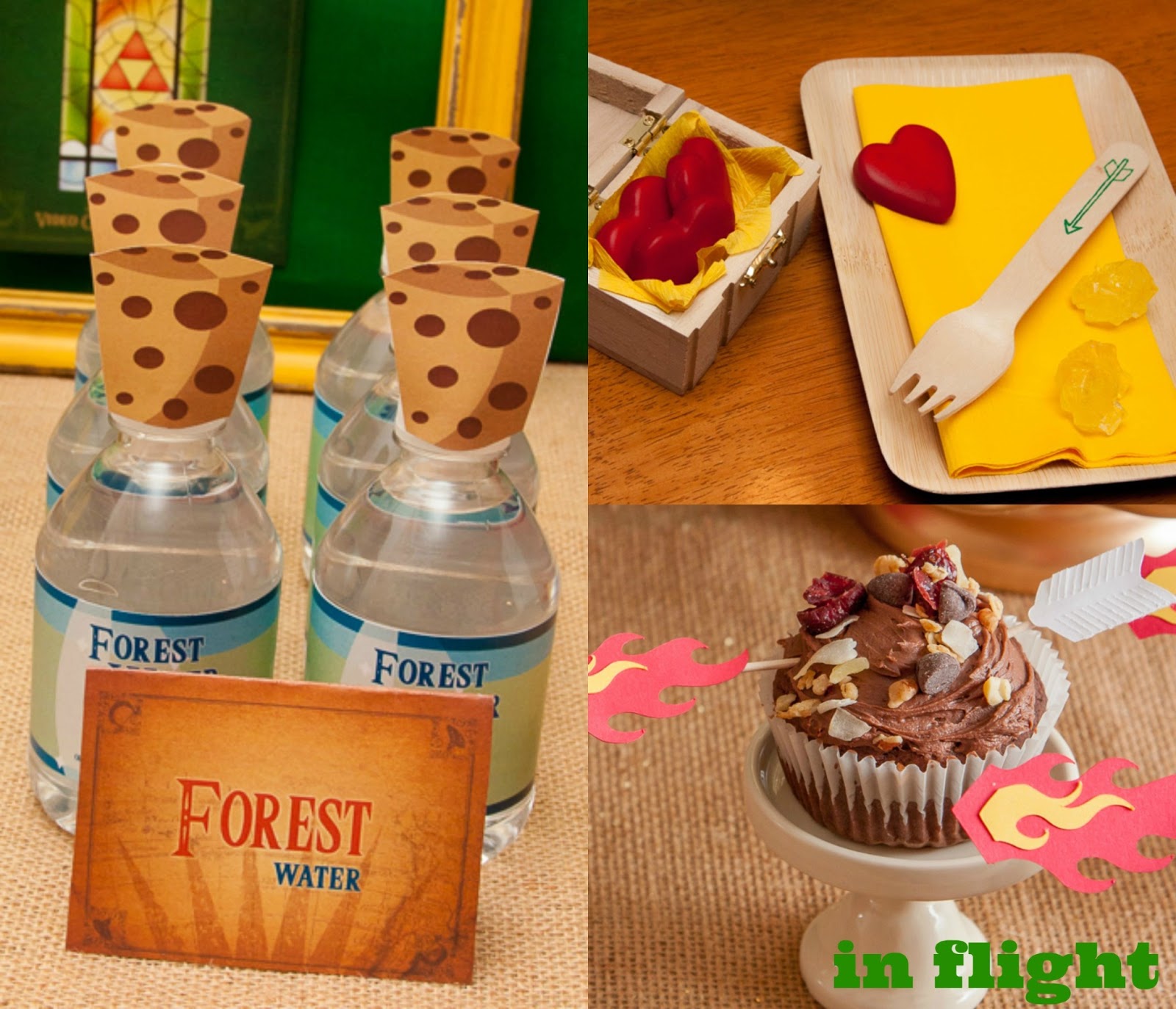 In Flight Party Ideas Zelda Video Game Birthday Party {Summer Catch Up}