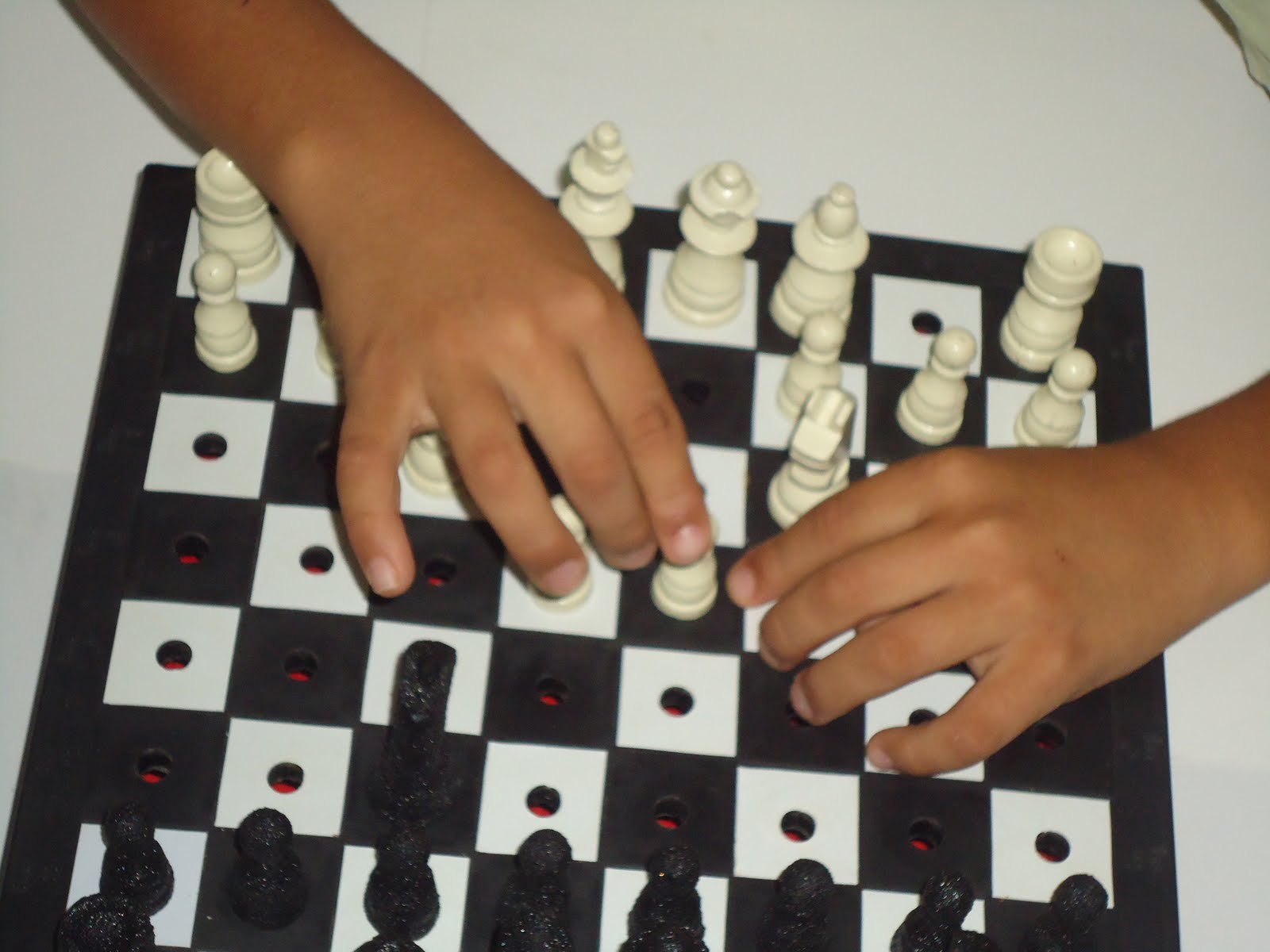 Jogo De Xadrez Adaptado - para deficientes visuais