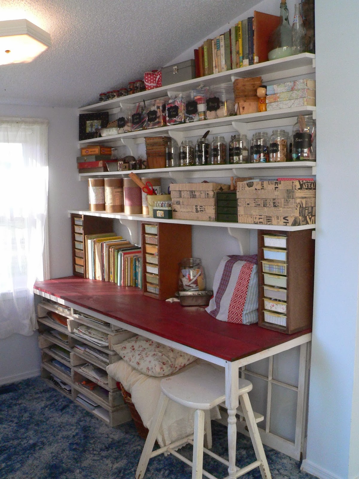 This Patchwork Life Craft Nook The Whole Shebang!