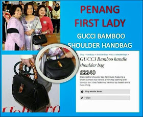 Bila ‘First Lady Of Penang’ Pakai Beg Gucci Ribuan Ringgit, info, terkini, berita, sensasi, 