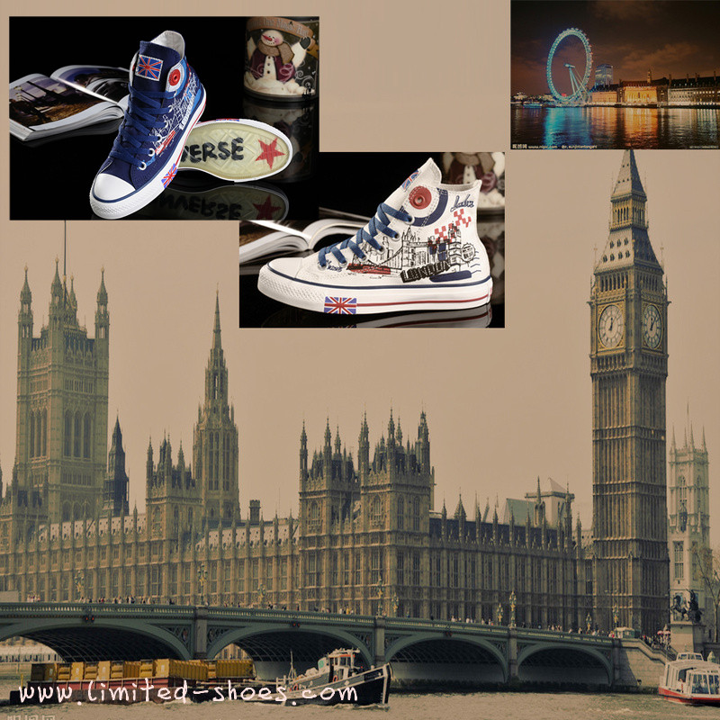 Converse Limited Edition London Architecture & London Bus Converse