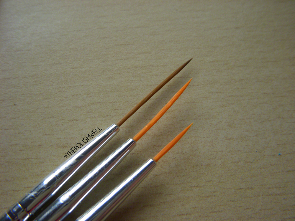 single nail art design brushes