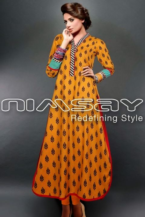 Nimsay Verve Summer/Spring Lawn Dresses Collection by Nimra Textile 2014/15