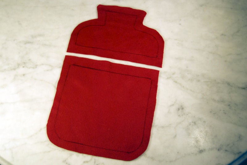 unschool plus the waterless hot water bottle (heated rice bag)