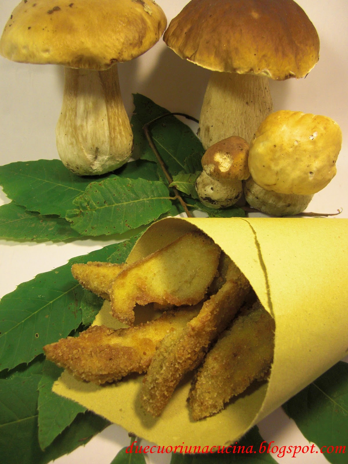duecuoriunacucina Funghi porcini fritti
