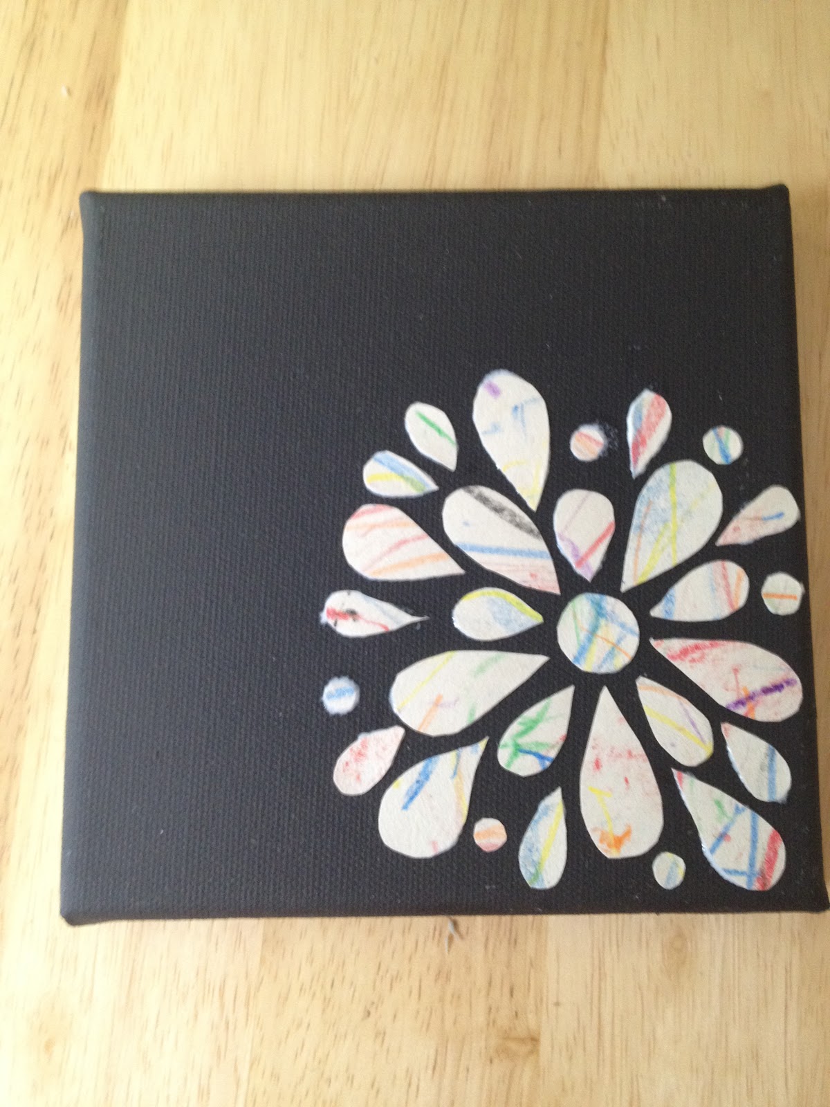 playing outside of the box scribble art canvases