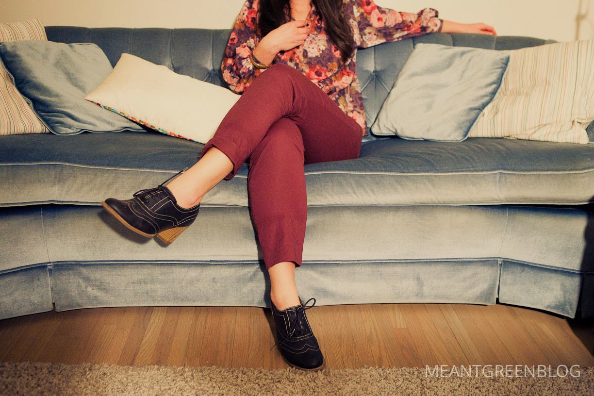 Meant Green Wear Flowers in Winter + Vintage valentine