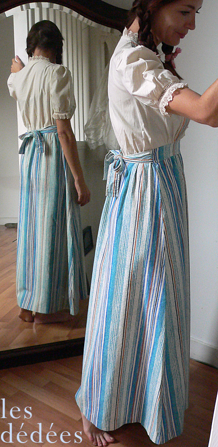 Les Dedees Vintage Recup Creations La Robe De Laura Dans La