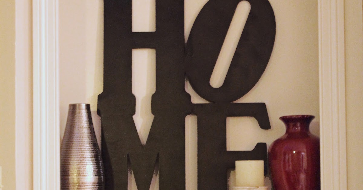 Simply Sarah Pottery Barn Inspired "Home" Wall Art