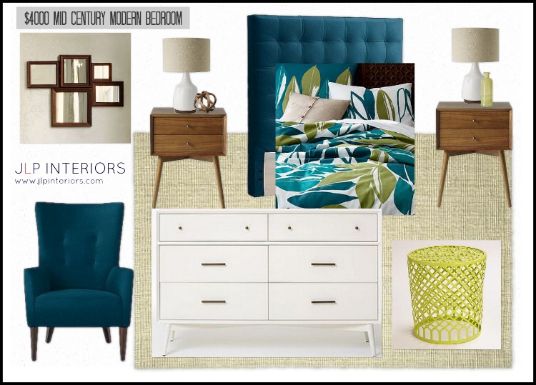 Home with Baxter: Mood Board Monday - Mid Century Modern Bedroom