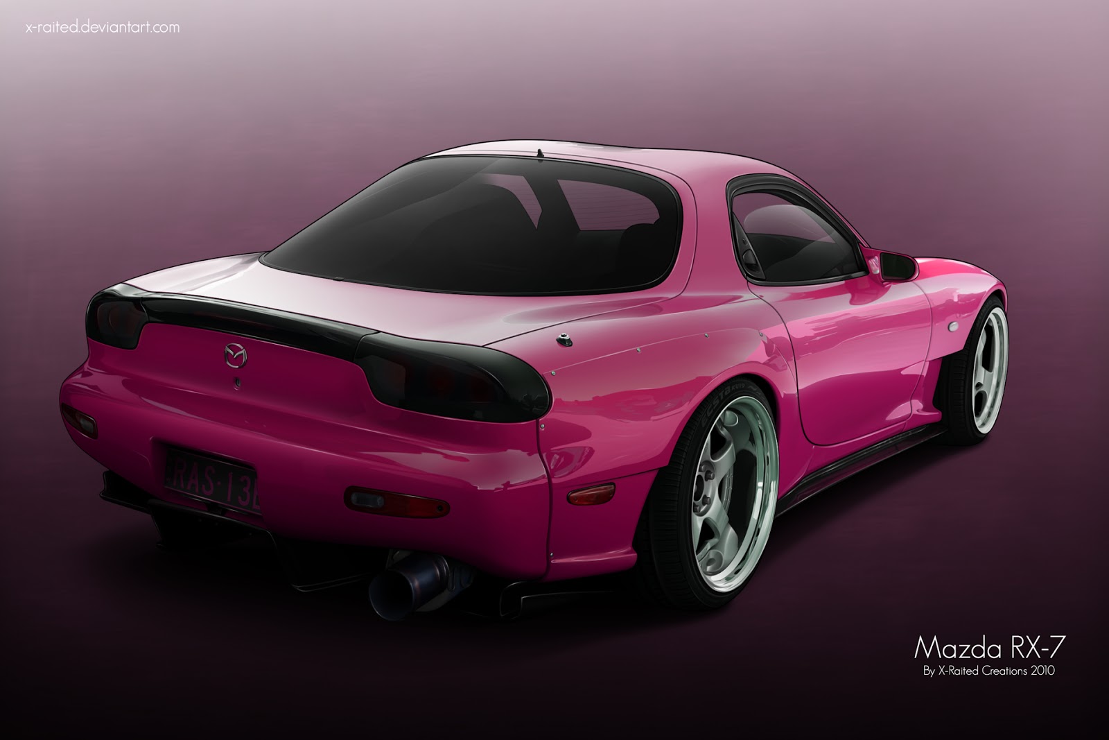 MAZDA RX 7 tuning by autemo artists.