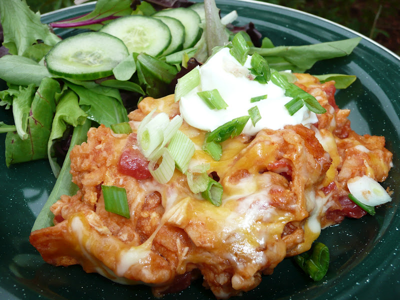 Everyday Dutch Oven Chicken Enchilada Skillet