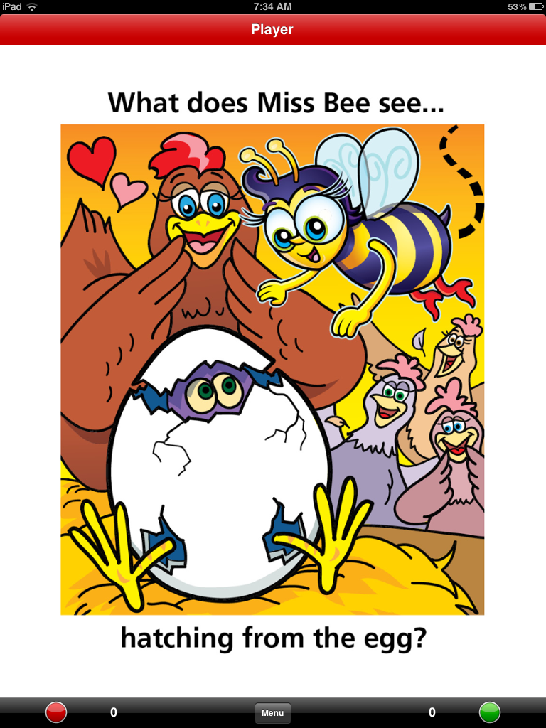 Introducing Super Duper's "What Does Miss Bee See?" App! Speech Time