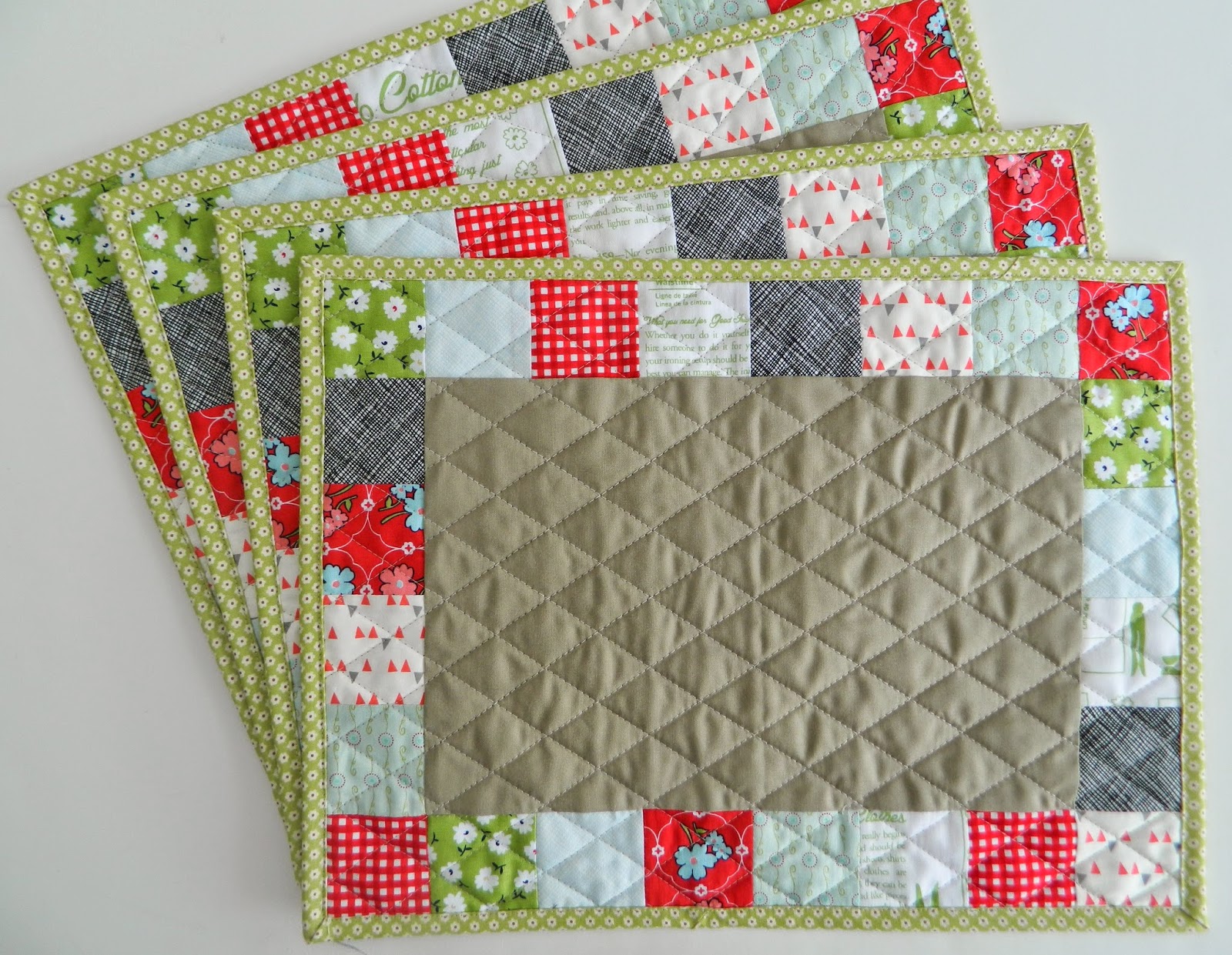 s.o.t.a.k handmade patchwork placemats