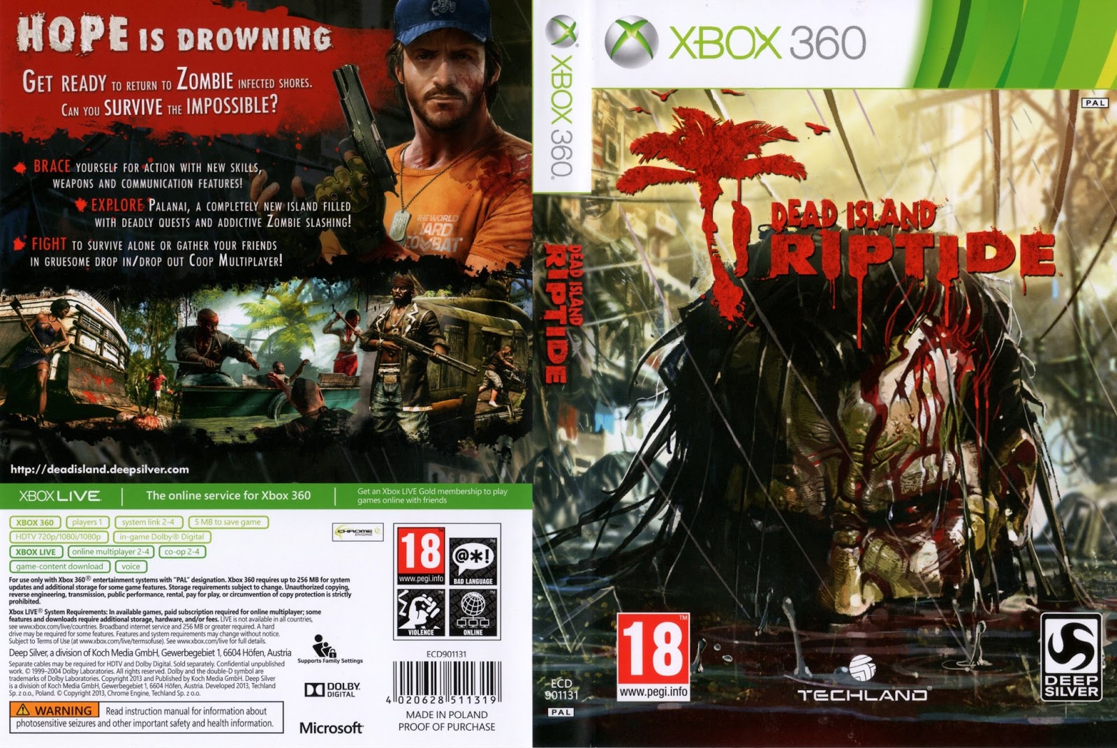 Games Covers Cover Dead Island Riptide Xbox 360