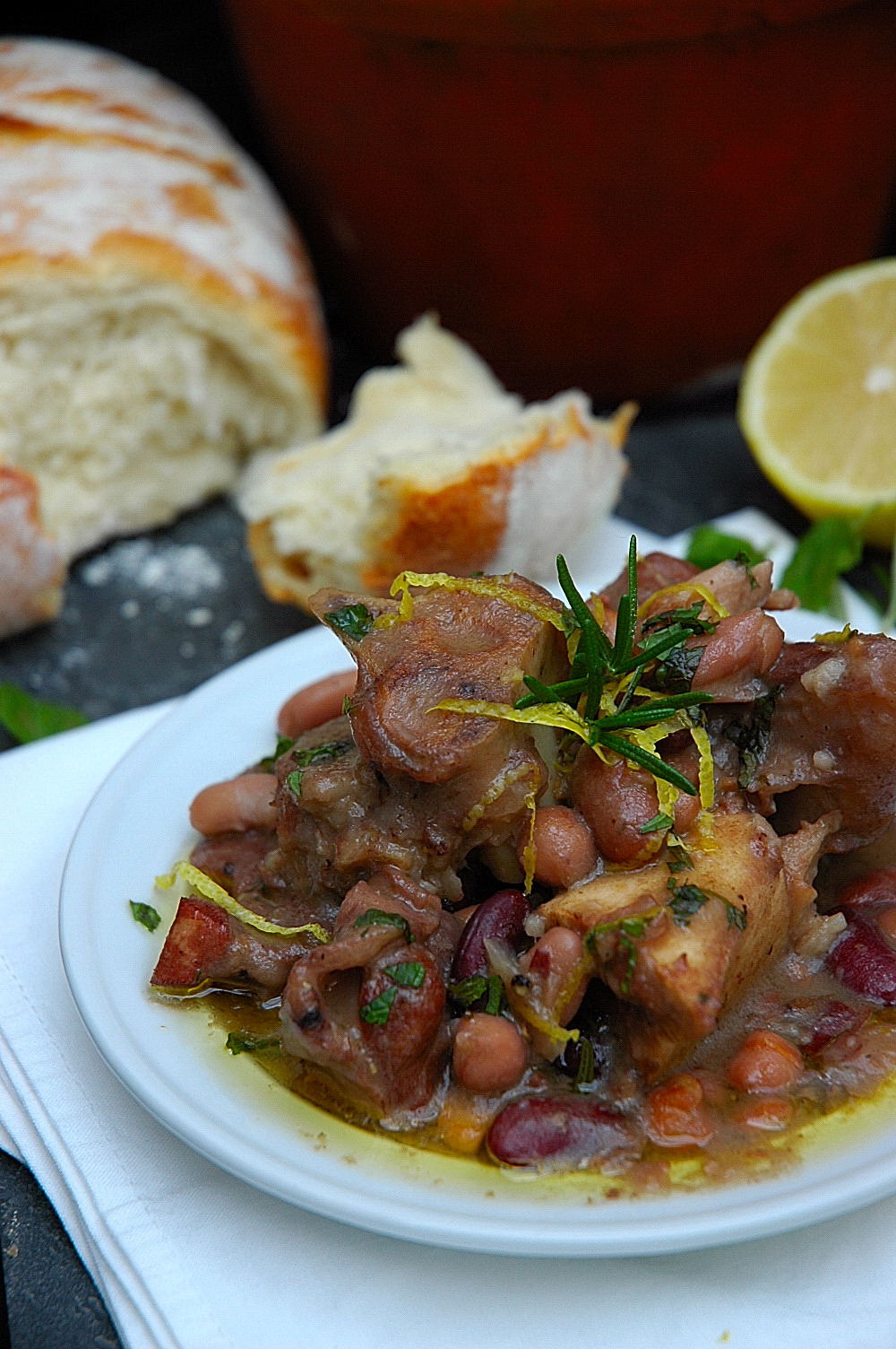 Tuscan Lamb and Bean Stew My Easy Cooking