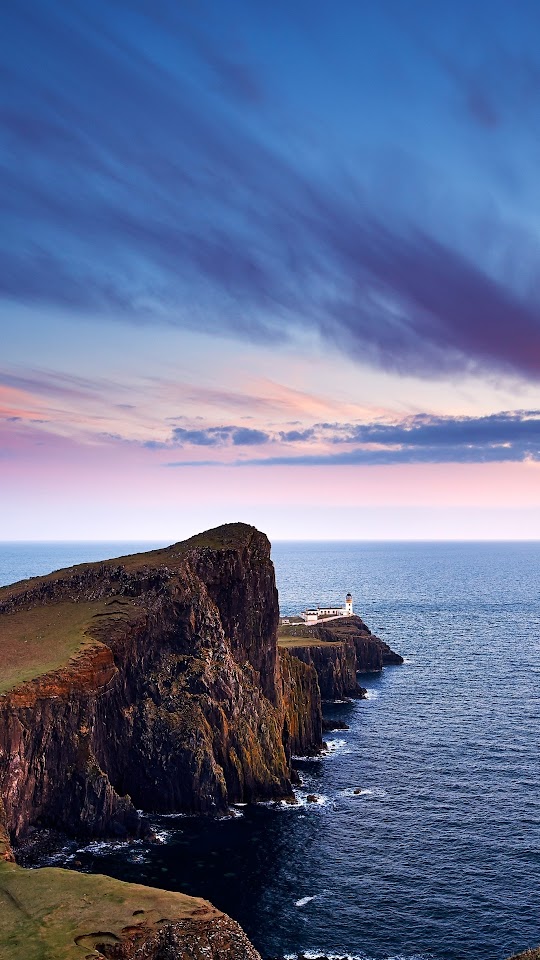 Scotland Sea Lighthouse Android Wallpaper