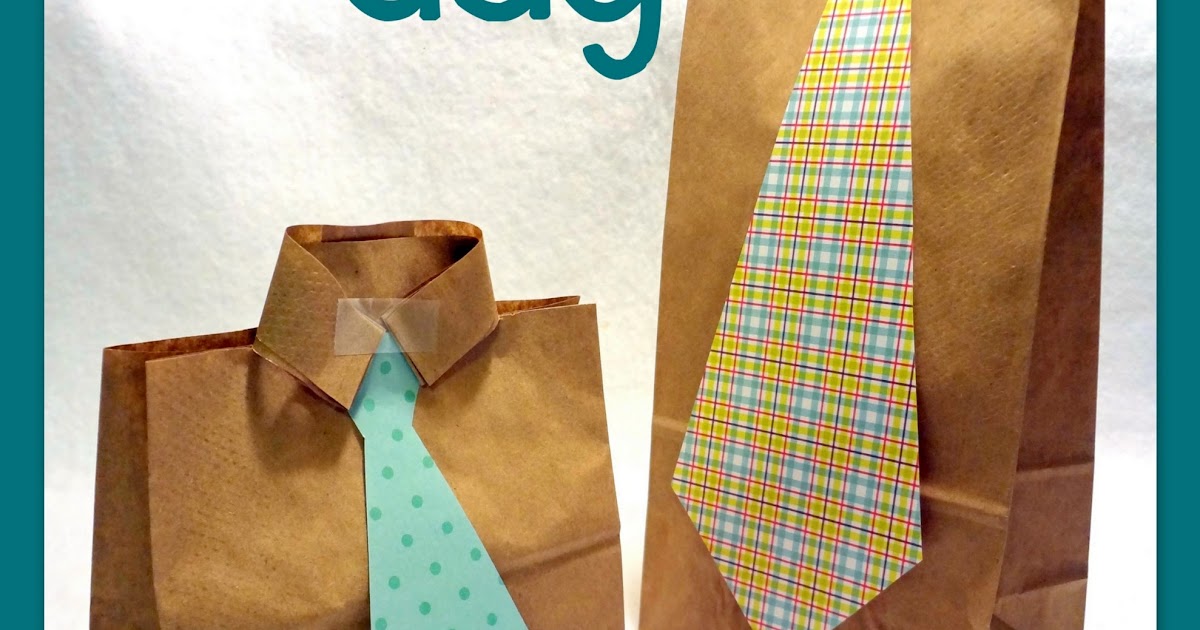 Preschool Crafts for Kids* Father's Day Goodie Bags Craft