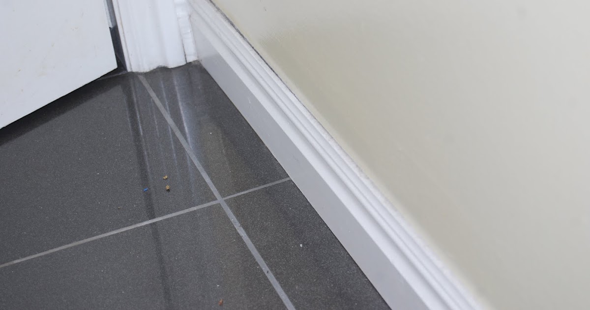 Something That Stays Done Bathroom Baseboards