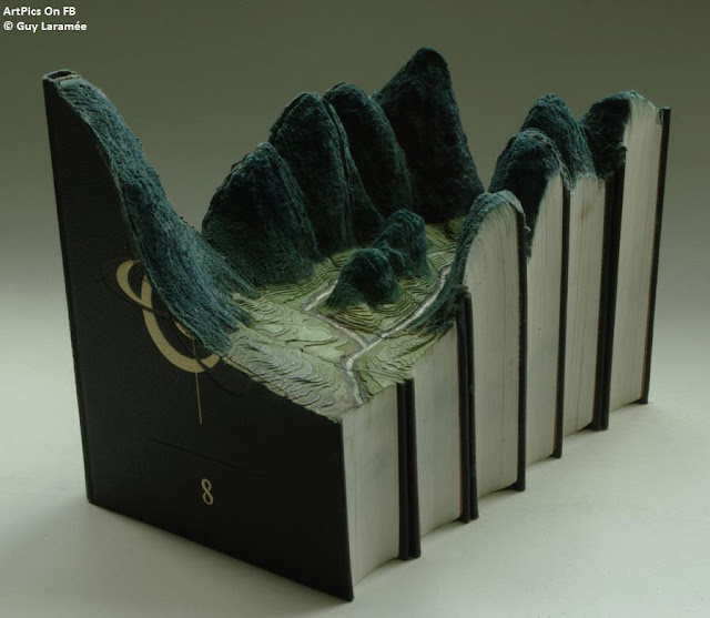 © Guy Laramée  Books Sculpture 