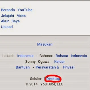 cara mengganti url akun youtube via hp