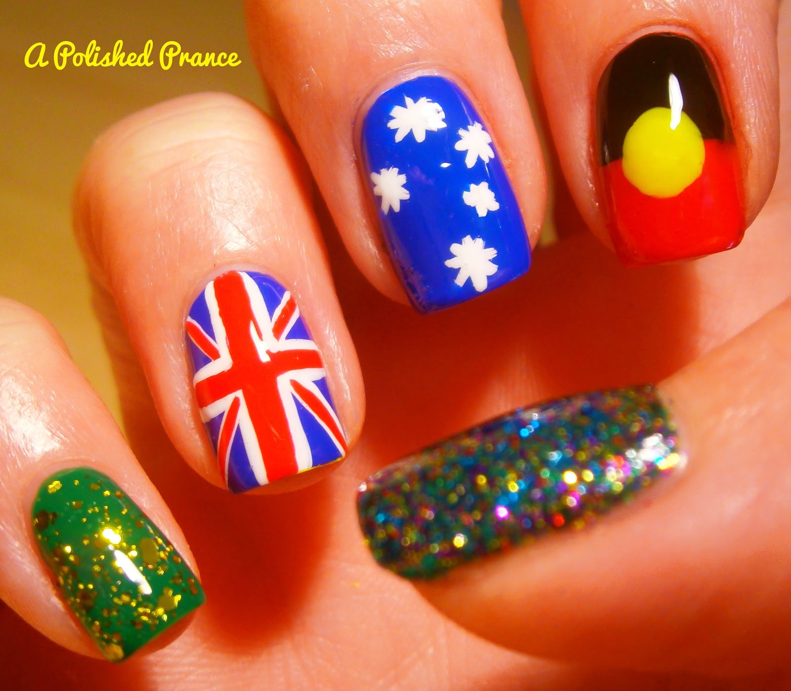 27 Awesome Nail Art Designs For Australia Day