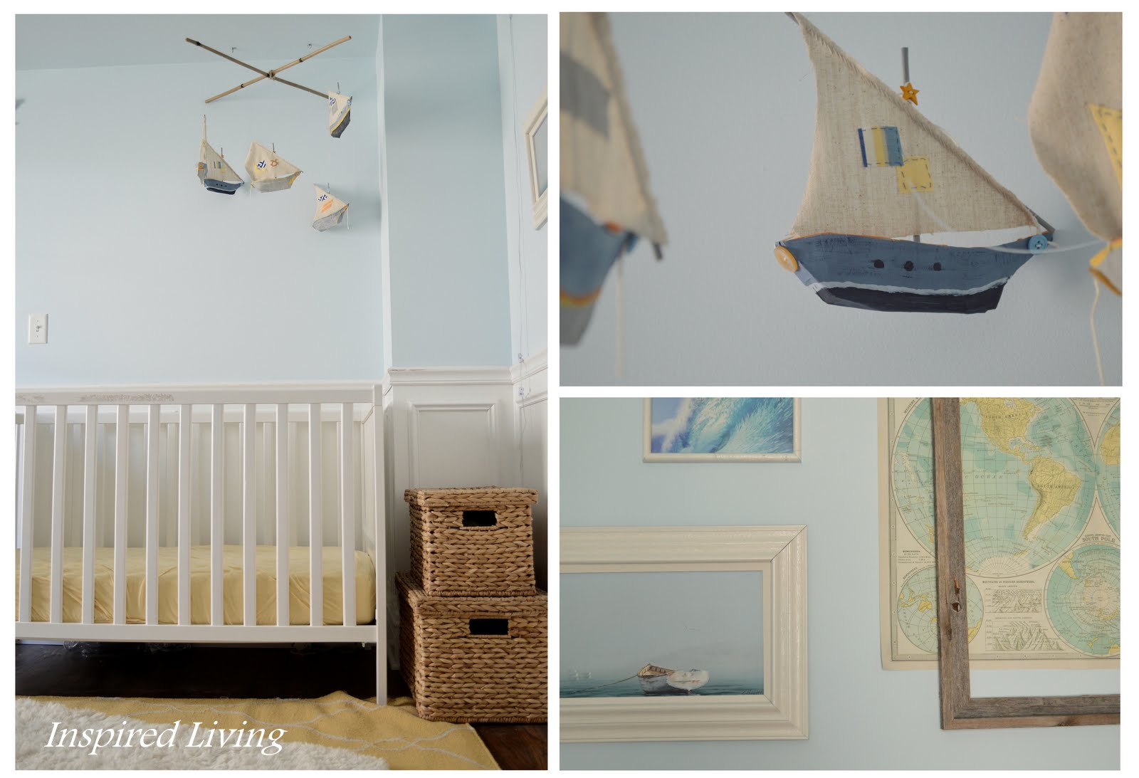 Inspired Living Nautical Nursery Tour