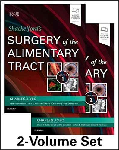 Shackelford’s Surgery of the Alimentary Tract, 2 Volume Set, 8th Edition (March 2018 Release)