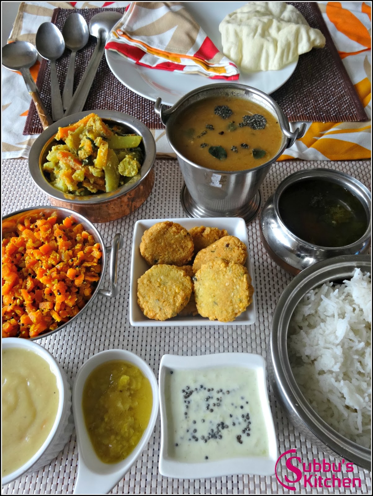 Diwali Special Lunch Menu Subbus Kitchen