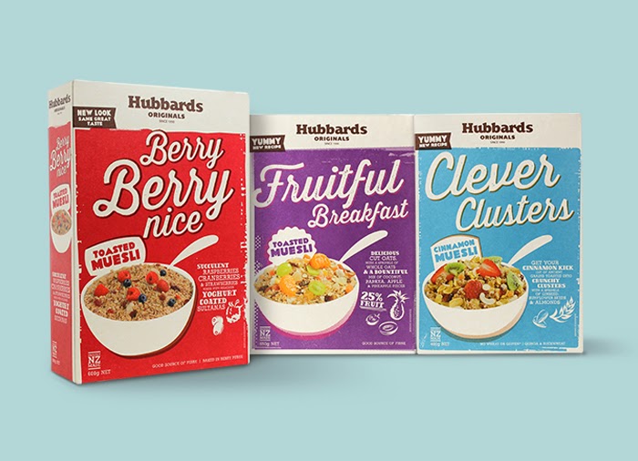 Hubbards Originals Muesli Range on Packaging of the World Creative