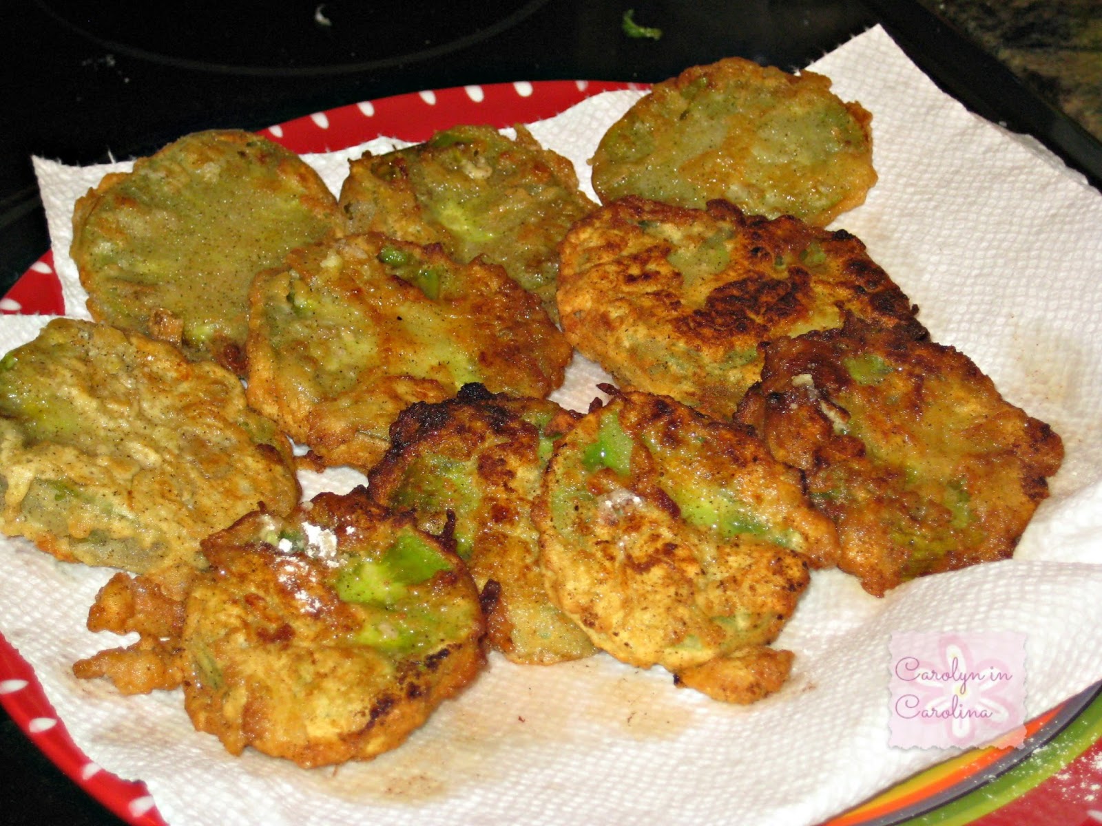 Carolyn in Carolina Fried Green Tomatoes!