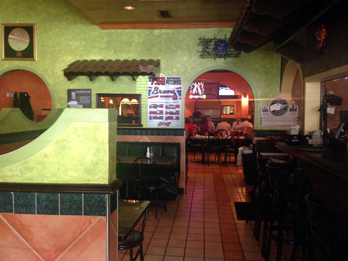 Independent Restaurant Review And Independent Brewery Review Los Bravos Mexican Restaurant - Johnson Ferry And Ashford Dunwoody Rd