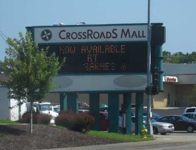 CrossRoadS Mall sign