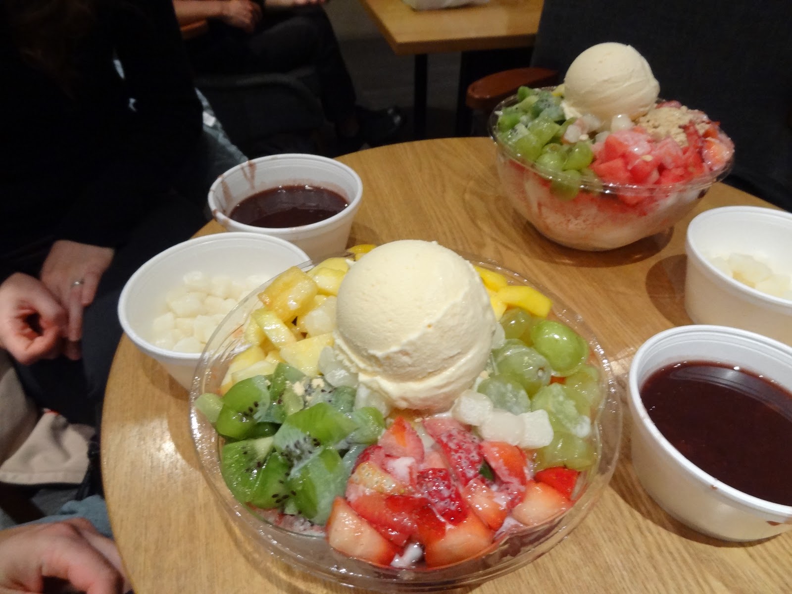 My Secret Recipe Spot NYC Patbingsu Korean Shaved Ice and Fruit Dessert