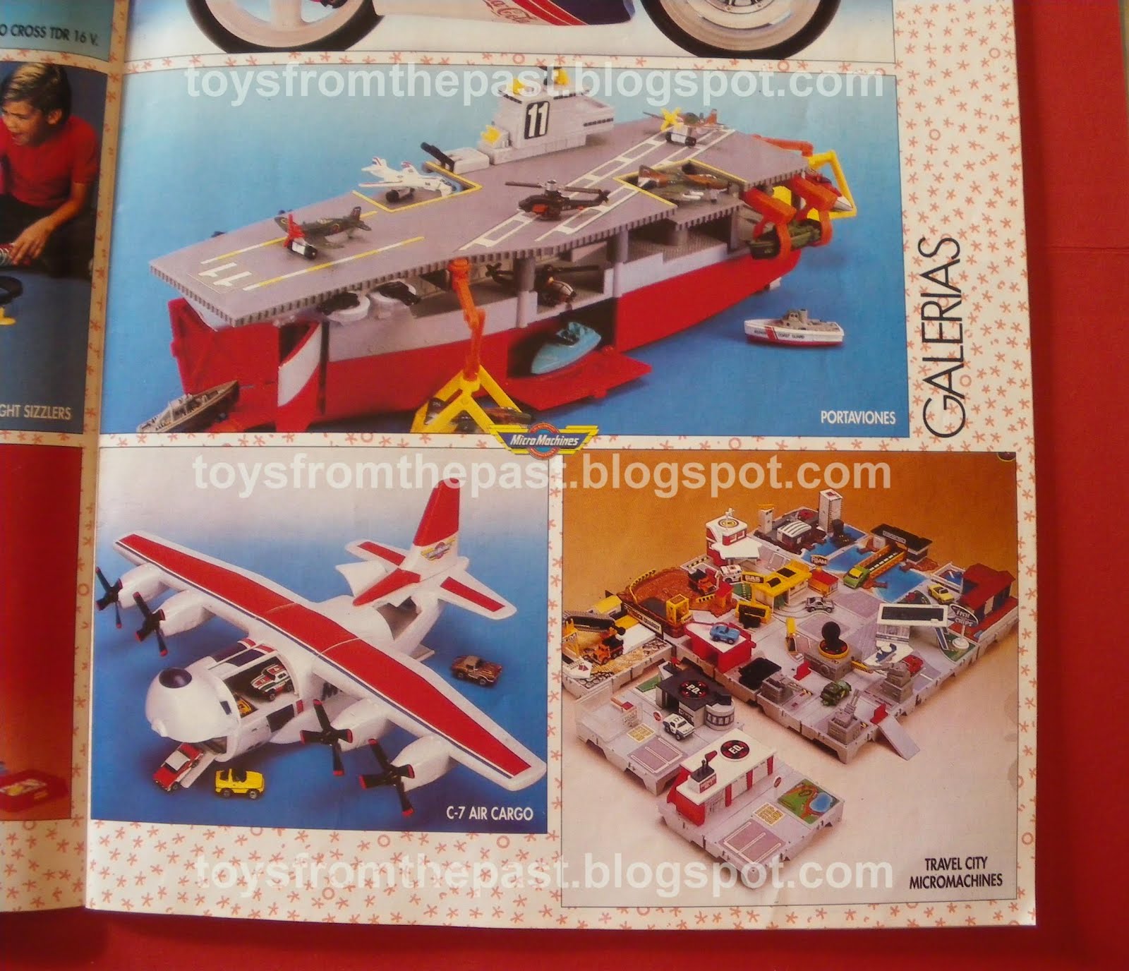 Toys from the Past 62 MICRO MACHINES TRAVEL CITY PLAYSETS BODY