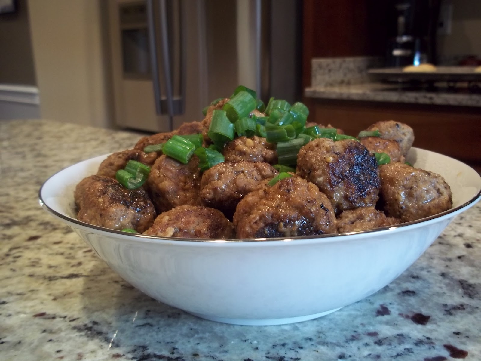 Homegrown Cozy Spicy AppleGlazed Meatballs