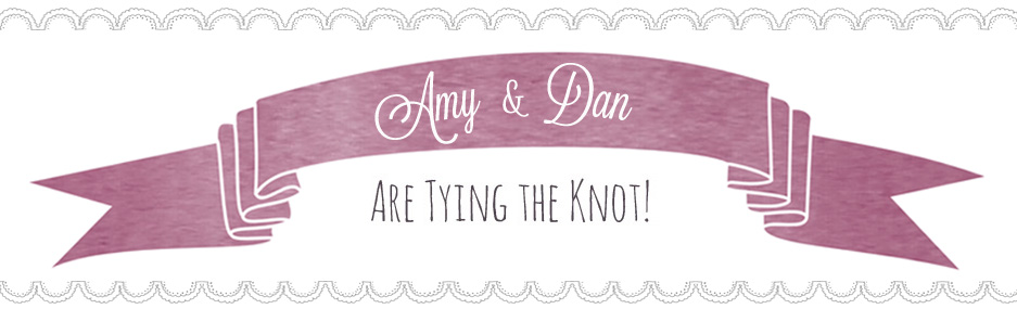 Amy and Dan are getting hitched!