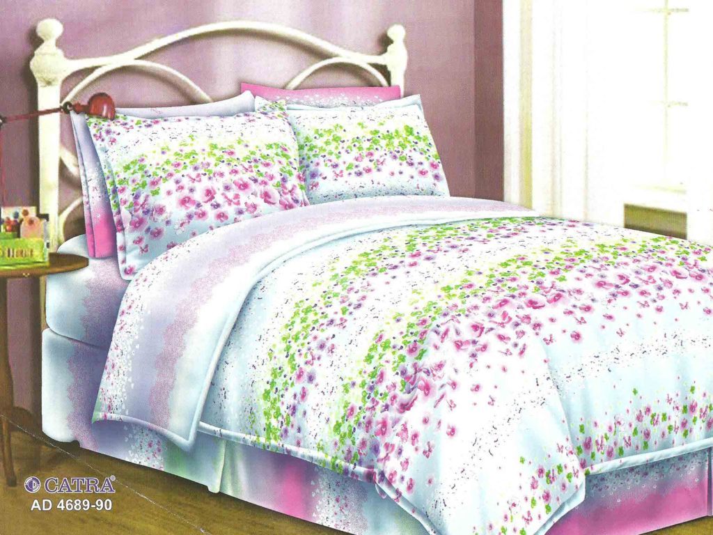sprei catra motif bunga kecil hijau pink sprei cantik sprei katun jepang sprei murah bed cover sprei catra motif bunga kecil hijau pink sprei cantik sprei katun jepang sprei murah bed cover